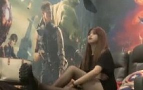 【甜甜】私人影院调教小私奴