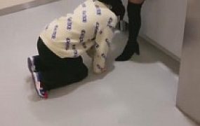 【时安】带女奴逛商城