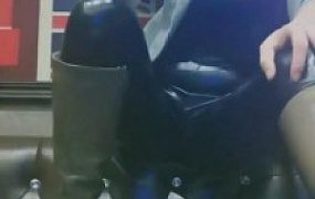 【沈阳予】KTV皮裤皮靴贱贱畜