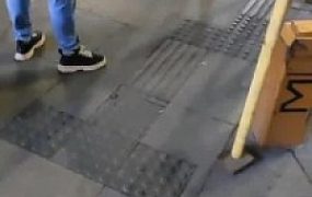 【梵高】路人美女颜值天花板踩踏