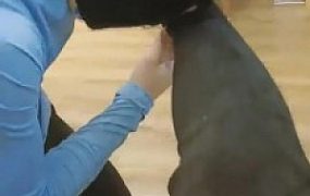 【成都女王瑶妈S】第一次做舔脚狗