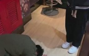 【甜甜】带高颜值素人运动员闺蜜调狗