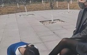 【北京冷大人】户外调女奴路人围观