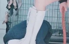 【冷酷狗】长靴/高跟狠踹狗