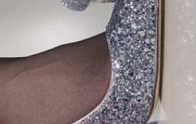 【美离子】超近距离丝袜高跟羞辱狗