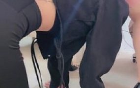 【茹雪】带表妹去美甲店给素人调