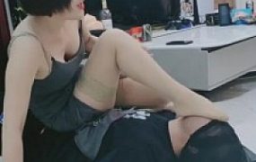 【美丝大大】邻居借东西被套路诱惑羞辱