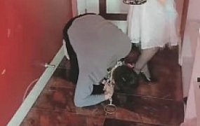 【小猫咪】下班后家奴跪下伺候【双视角版】