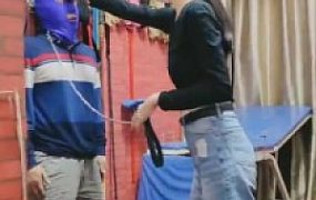 【暴力美学】牛仔裤坐脸-鞋深喉-sp耳光-重度踢踹