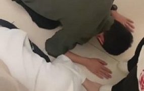 【黛颜】带素人闺蜜调教双狗