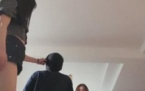 【艾拉】双主踢踹-虐乳-揪耳朵专场