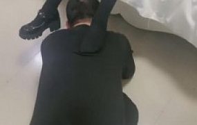 【长沙情侣】学生S过膝袜-暴打狗子