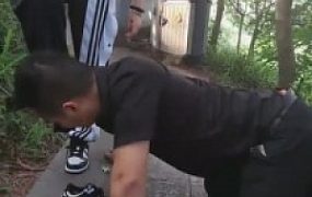 【滔滔】户外公园开发素人m-玩狗