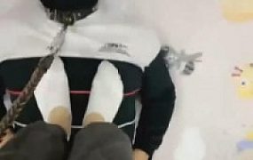 【曦晨】逛街后原味船袜臭脚羞辱【续集】