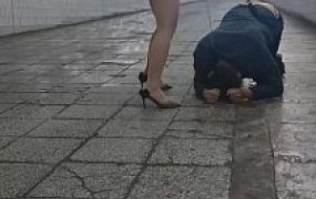 【开发素人】户外隧道长靴调狗