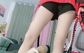 【美离子】捆绑鞋子塞嘴强制鞭打