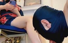 【茹雪】绿帽家奴伺候就寝