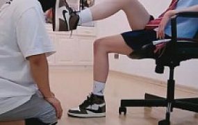 【暴力美学】AJ脏鞋原味白袜羞辱 G-210824-16