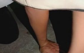 【绘子sama】JK小姐姐皮鞋白丝户外调狗