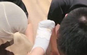 【悦主大大】小白鞋超臭棉袜羞辱双奴