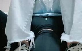 【娜美s】帆布鞋白袜原味羞辱