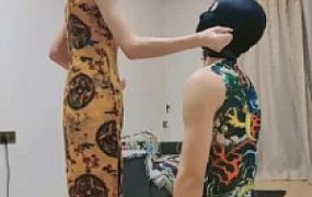 【暴力美学】旗袍女主暴力打肌肉男/踩踏呕吐物