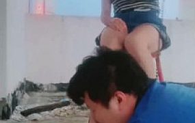 【婷婷】素人荒废工地调狗