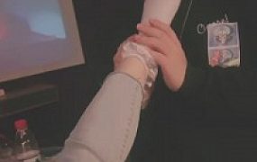 【桃子老师】私人影院恋足调