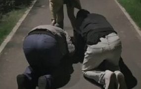 【暖暖】御姐野外溜双狗