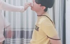 套路直播视频【桃子老师】捆绑哥哥袜子塞嘴虐/胯下辱