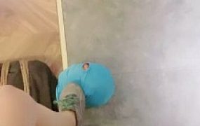 套路直播视频【美离子】运动鞋五花大绑踢裆/踩踏、脚垫