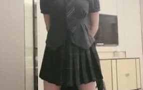 套路直播视频【强抚】萝莉主-帆布鞋吃白袜舔内裤