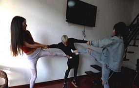 〖H.P.L栖心之栈〗—黑冰芷晴高位踢踩