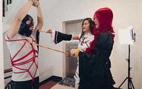 〖H.P.L栖心之栈〗—黑白双煞吊刑奴 HPL-211025