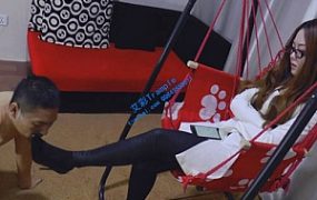 【PSLZ】舔玥婷的旧黑棉袜