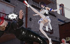 超暴力踢踩漫画：末世-我有崩坏女武神第一集（希儿篇） G-210809-17