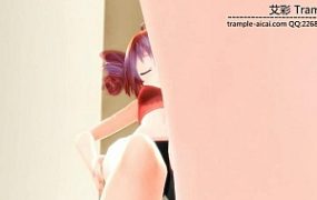MMD 女女踩踏插嘴虐 动漫