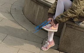 青春少女白丝运动鞋