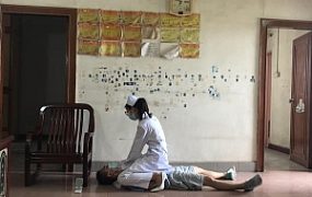 江门小鱼姐姐护士服高跟羞辱黑道老大 YC-220128-3