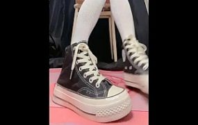 【子怡工作室】黑色匡威第一人称羞辱