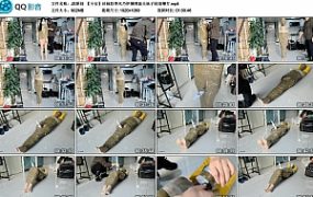 【JS原创】【小安】丝袜胶带木乃伊捆绑套头袜子封堵鞭打