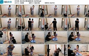 【随心原创】苏樱 瑜伽服训练 尝试吊绑