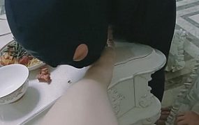 套路直播视频【桃主s】情侣奴/奴下奴舔脚