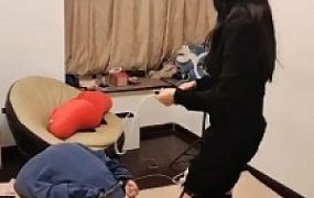 套路直播视频【万灵】反绑数据线狠抽/打手掌  JS23030504