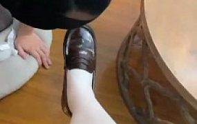 套路直播视频【绿子】萝莉主白丝皮鞋诱惑狗