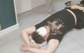 套路直播视频【小欣欣】心情不好虐打男友