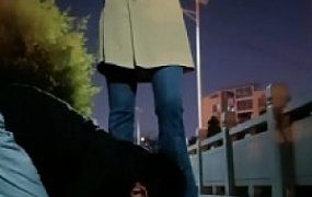 套路直播视频【嘉妮】户外惩罚跟踪狂-骑马遛狗舔脚【双视角完整版】