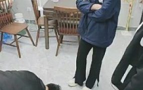 套路直播视频【瑶瑶大大S】3S-藤条抽/磕头求饶/叼袜子【三视角版】