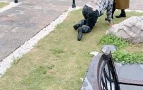 【宸宸】双S户外遛狗-清理脏泥靴底/喝地上脏水【双视角版】bf26780