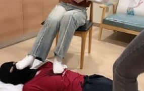 【学生双主s】双S-捆绑运动鞋白袜全体重踩踏